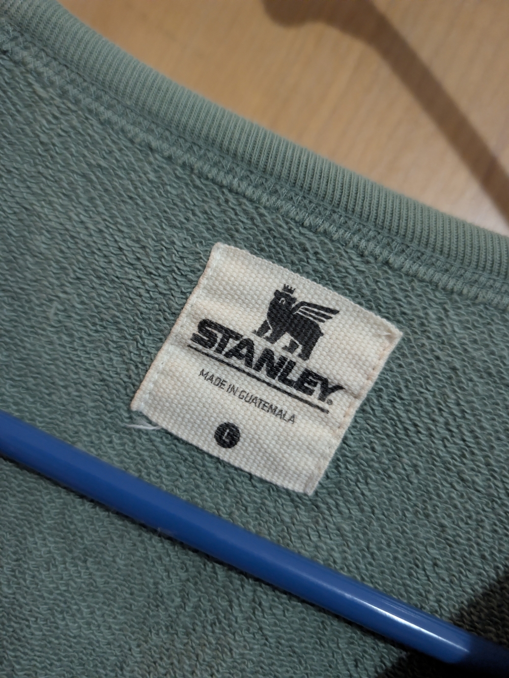Stanley Women's Crewneck Sweater in Sage Green - Picture 2 of 5